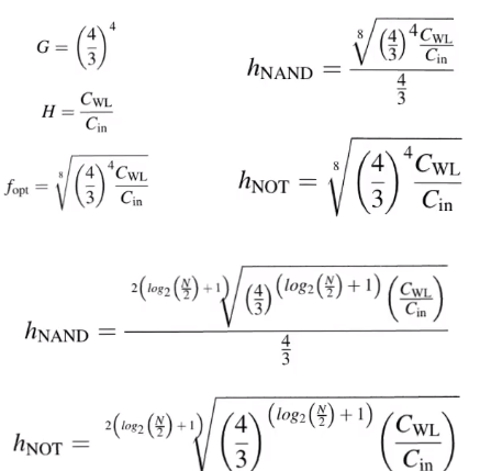 row-decoder-logical-effort