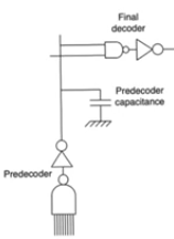 row-decoder-predecoder-capacitance